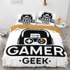 Gaming Bedding Set Twin Full Size Kids Gamepad Duvet Cover For Boys Girl Bedroom Decor Polyester Game Controller Comforter Cover