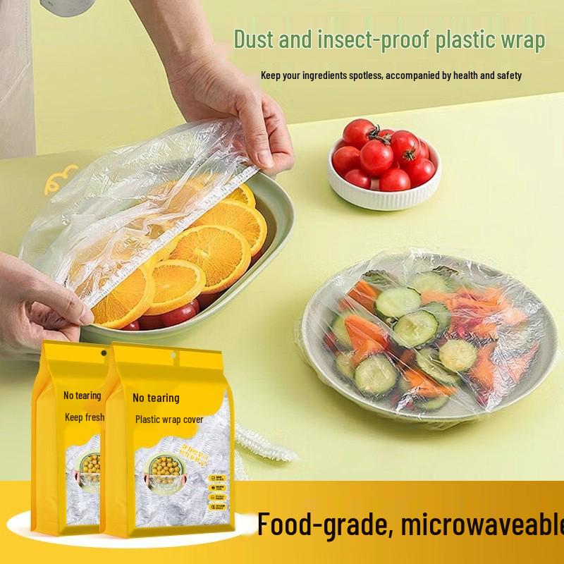 Disposable Food Grade Elastic Film Covers for Fresh Keeping and Anti-Flavor Transfer in Kitchens