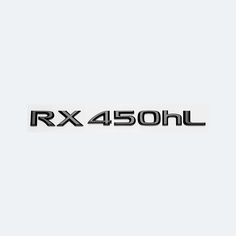 3D Glossy Black Letters Car Trunk Fender Emblem Logo For Lexus RX200t RX270 RX300 RX350 RX450h RX450hL HYBRID Accessories