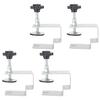 4Pcs Drawer Panel Fixing Clamp Stainless Steel Bow Shaped Drawer Front Installation Clamp