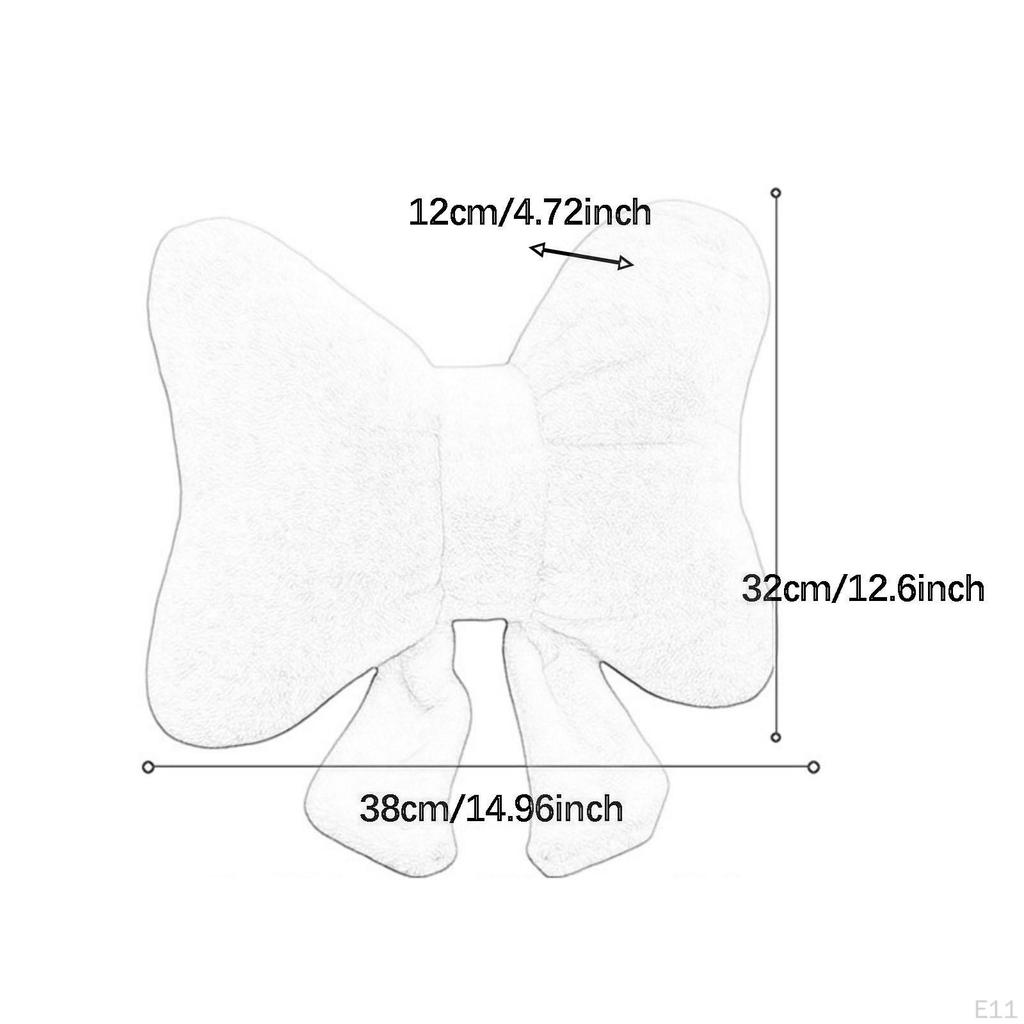 Schleifen-Autokissen Rücken Einfaches Dekokissen