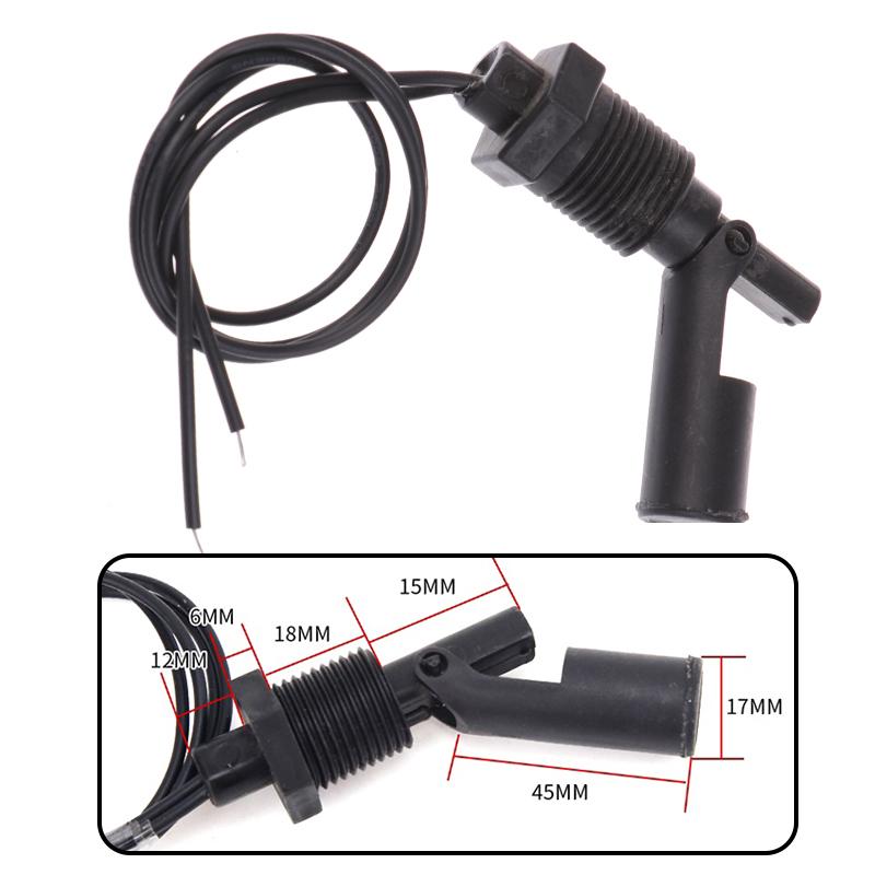 

1шт 12В-110В Датчик рівня води Датчик рівня рідини ПП пластиковий поплавковий вимикач Вимикач рівня води