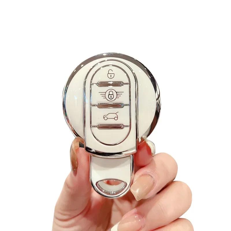 Tpu Car Key Case Cover Fob Keychain Accessories For Bmw Mini Cooper Keyring Countryman F54 Clubman F55 Hardtop F56 F57 F60