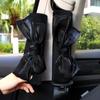 2Pcs Pearl Gloss Ribbon Bow Ladies Safety Belt Cover, Shiny Cute Seat Belt Shoulder Pad, Auto Parts Shoulder Cover