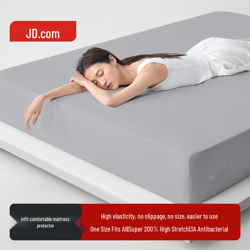Антибактериальная натяжная простыня JDL Infit 150cm*200cm