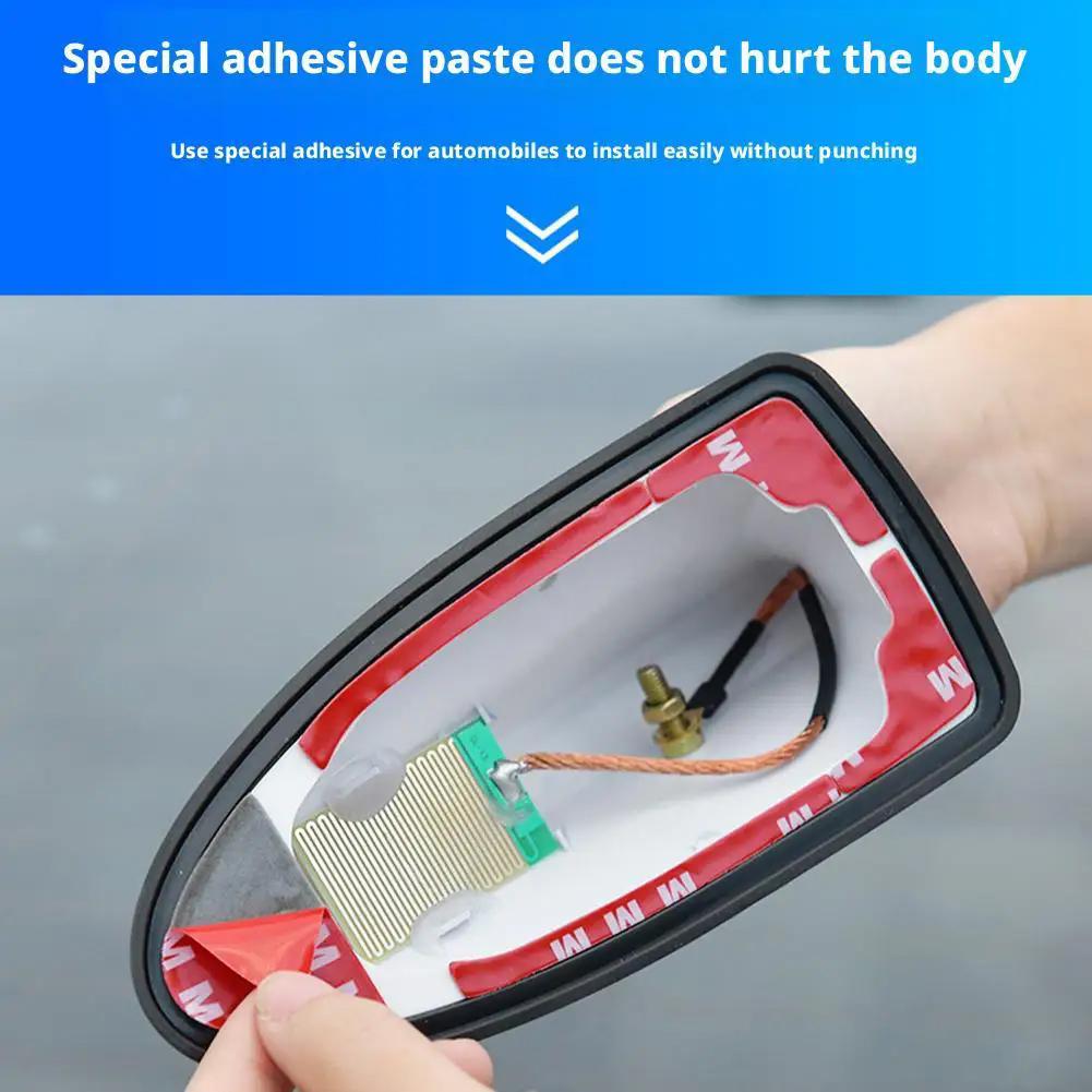 Car Logo Roof Top Shark Shape Fin Antenna Radio Signal Aerial for Cadillac ATS BLS CT4 CT5 CTS ESCALADE EXT SRX STS XLR XT6 XTS