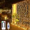New String Lights Curtain Light 2026 Led Christmas Lights Fairy Lights Garden Lights Garland Curtain Wedding Decorationgift
