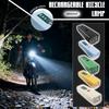 Rechargeable Bike Lights Set With Random Color Base, Bright LED Headlight And Tail Light For Mountain And Kids Bikes, Safe Lighting For Night Riding