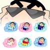 Cloud Pajamas 6pcs Crayon Shin Chan Toy Doll Pvc Model Desktop Decor Xmas Gifts