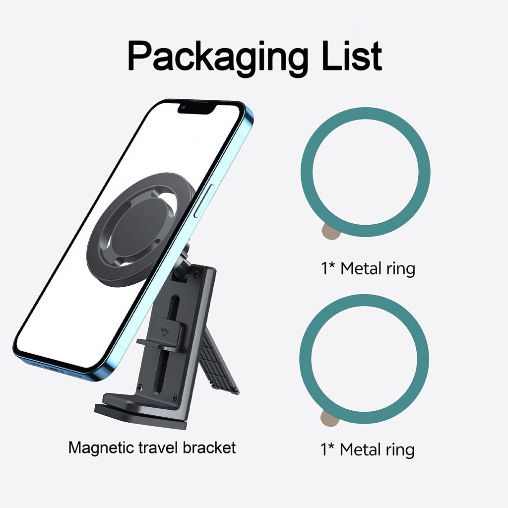 Magnetic Cell Phone Holder Airplane Travel Essentials Phone Holder Desktop Cell Phone Holder Tray Table Universal Phone Holder