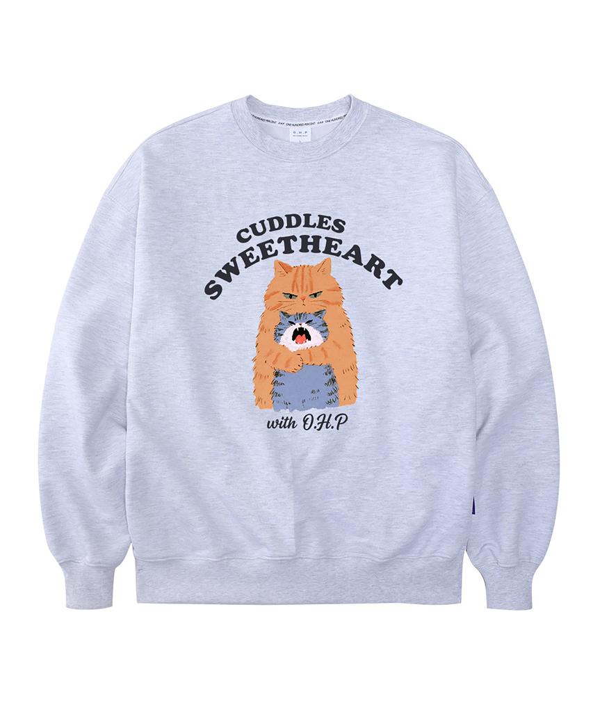 OHP OHPxharmonia Nyangnyang Hug Oversized Heavy Sweatshirt (Type B)