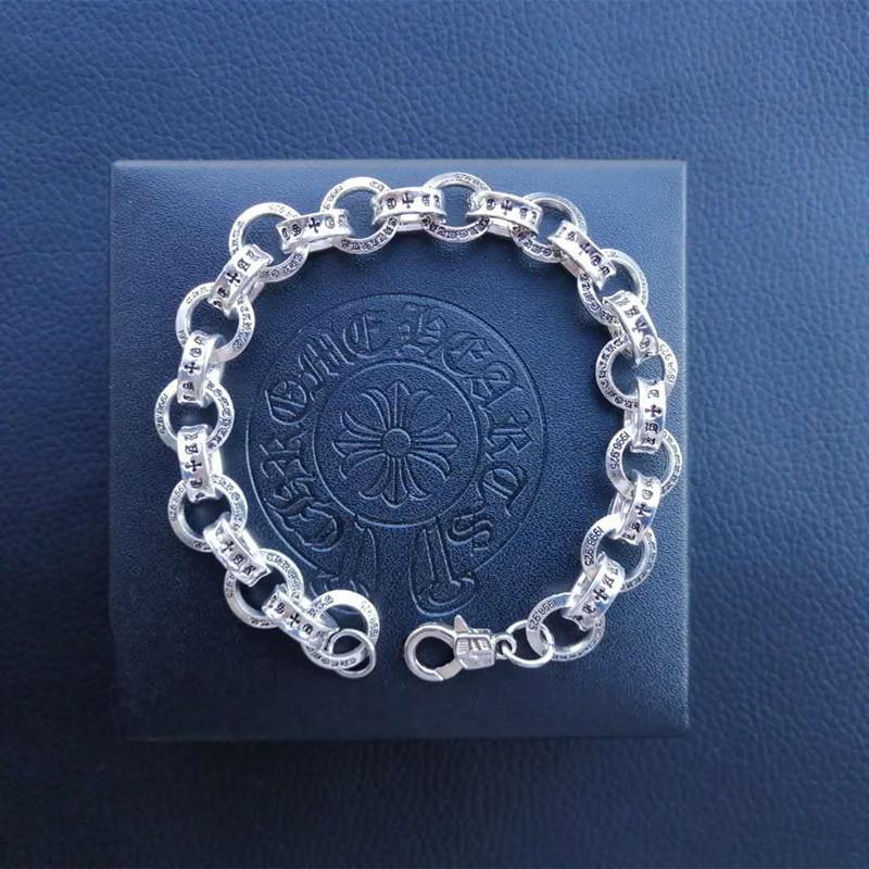 Magazin Gleicher Buchstabe Punk-Stil Retro Ring Kreis Armband Herren- und Damen-Trendiges Armband