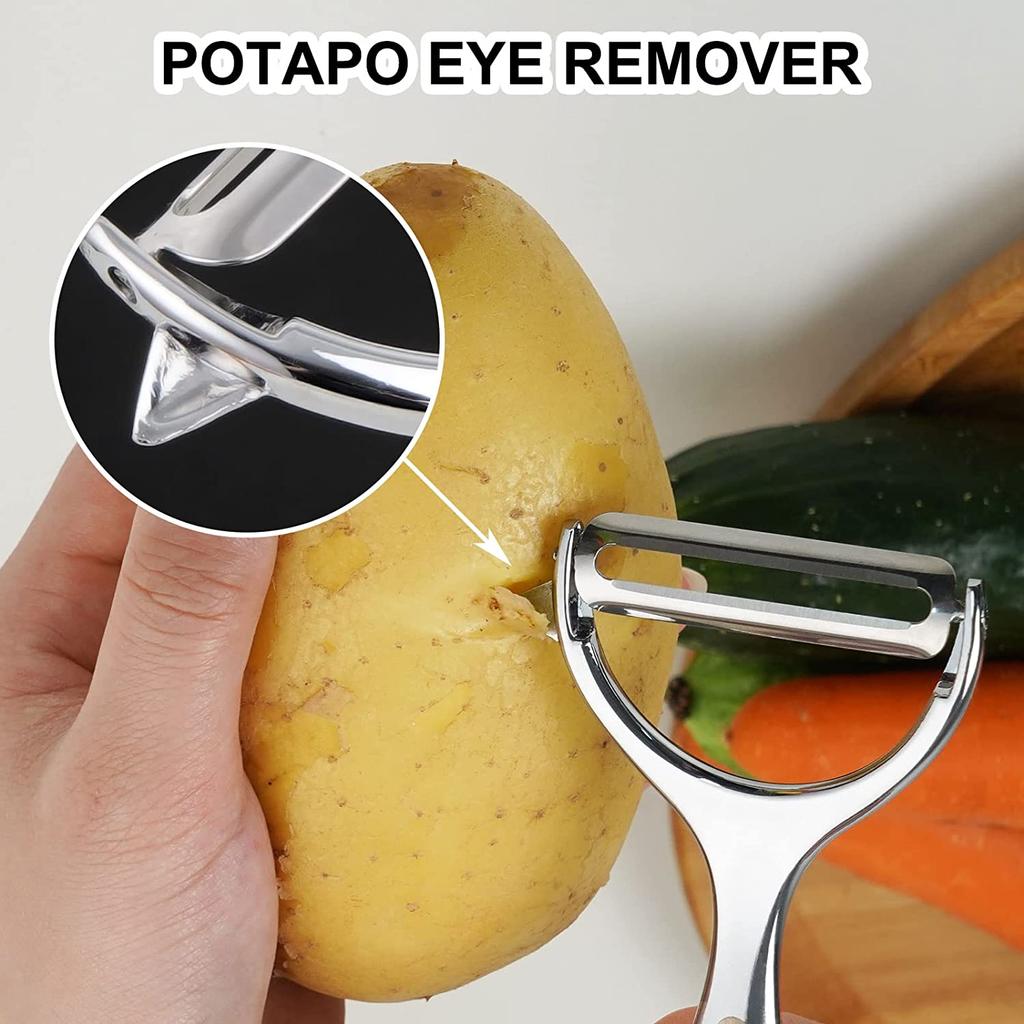 Vegetable Peeler Y and I-Shaped Peeler Set Potato Peelers Stainless Steel Fruit Peelers