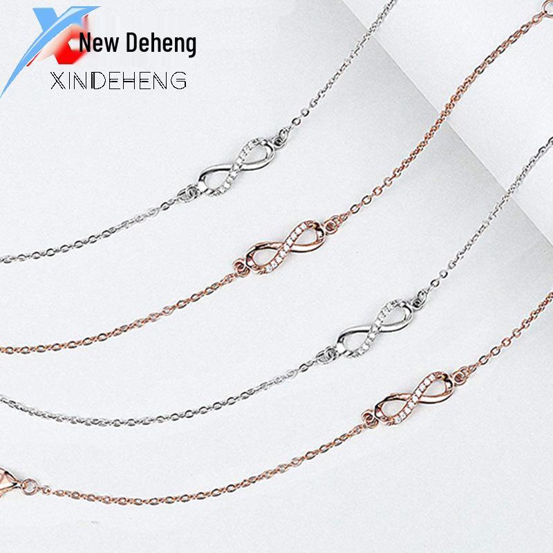 Collana Minimalista in Argento S925: Pendente a Croce Corona Piena di Diamanti per Donna