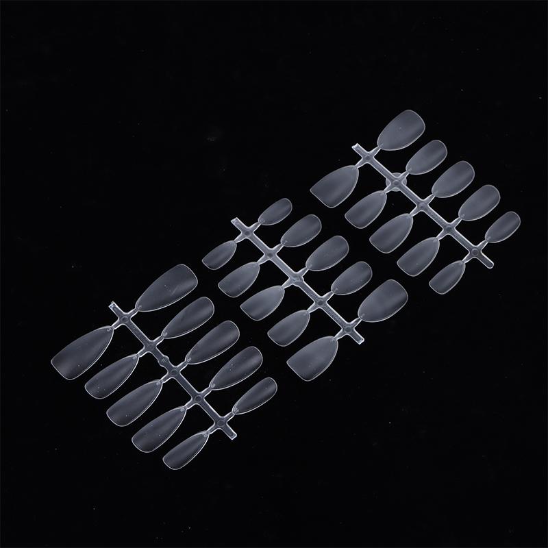100Pcs/Box Matte Fake Nails No Polishing Press On False Nails Medium Short Design High Matt Soft Gel Nail Tips For Extension