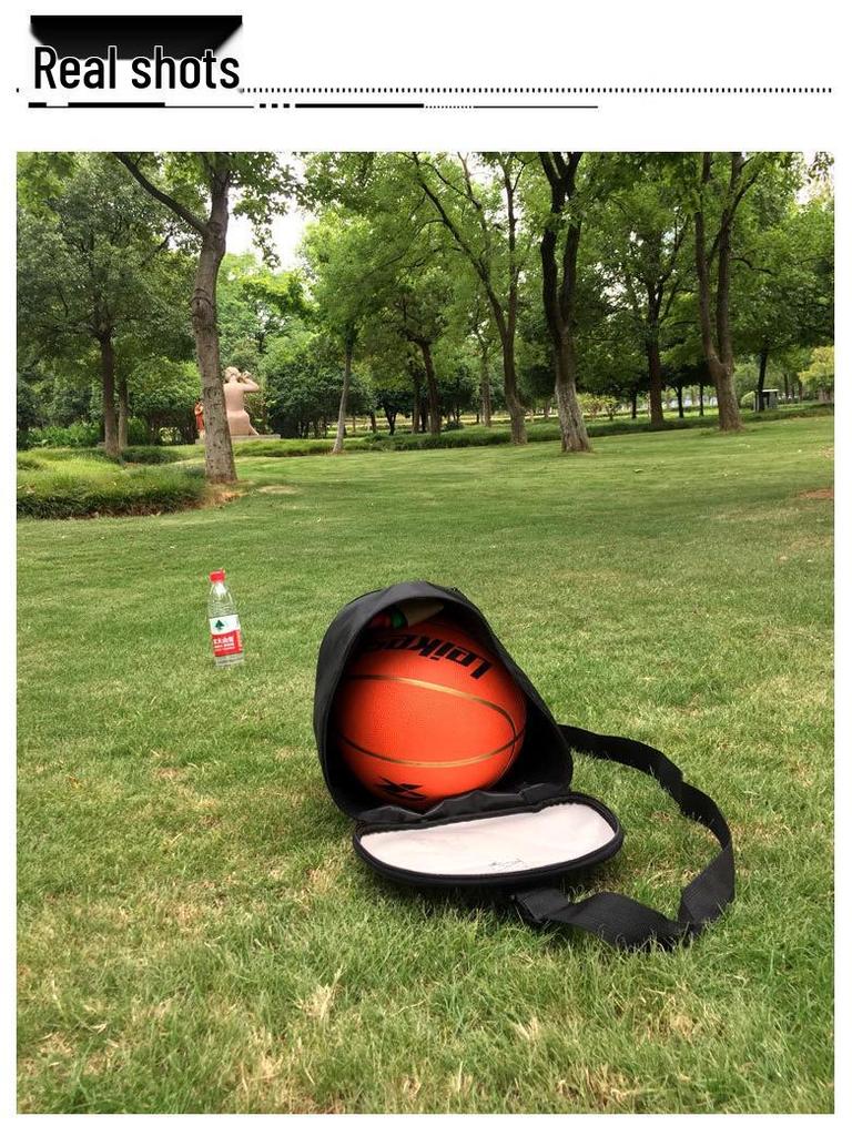 Spot PU Basketball & Soccer Ball Oxford Cloth Crossbody Storage Bag for Outdoor Training