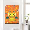 5D Diy Diamond Painting Cartoon Pokemon Home Decor Pikachu Needlework Mosaic Craft