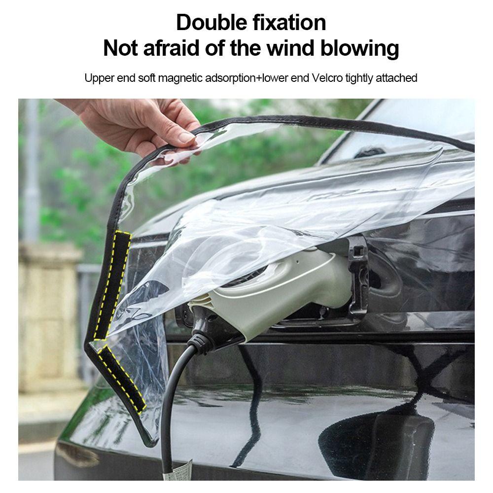 Waterproof Electric Car Charger Cover Dustproof Charging Port Protector Shield  Outdoor Use
