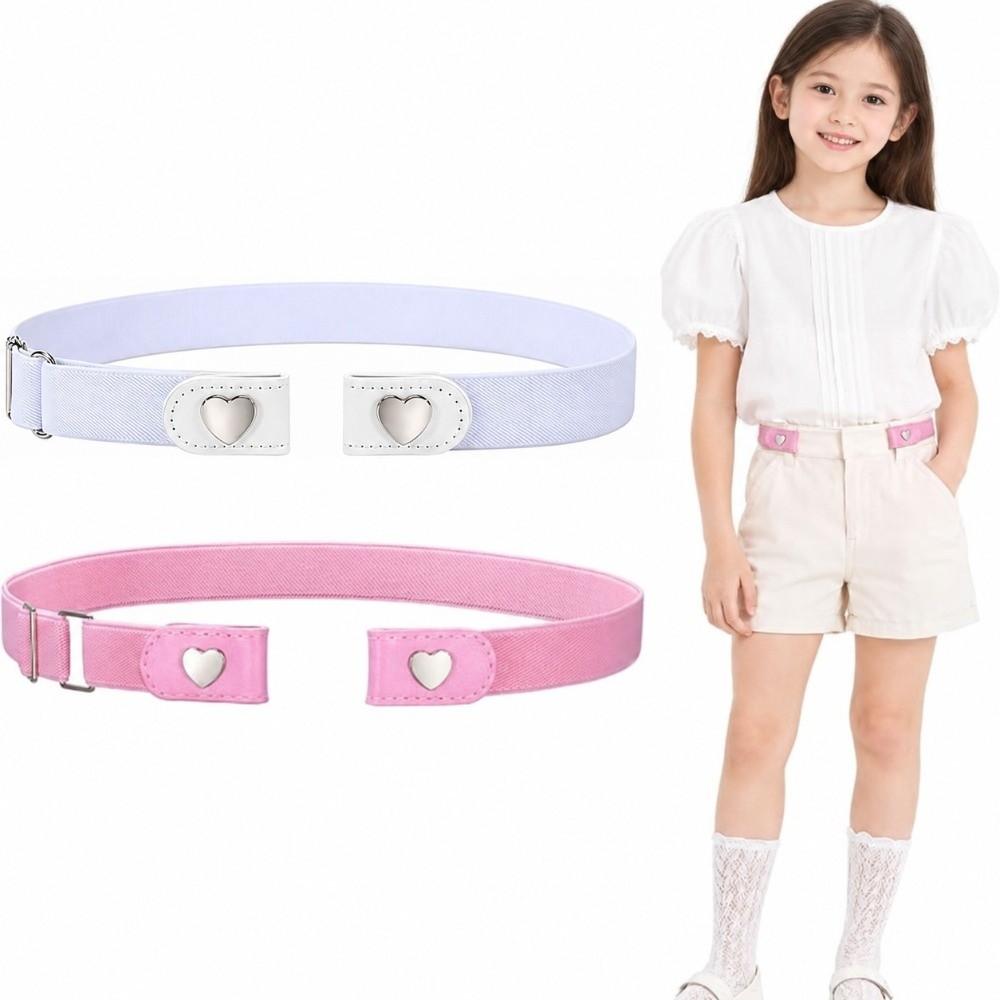 Cinturón Elástico Sin Hebilla Cinturón de Cintura Ajustable Unisex Cinturón Invisible para Pantalones Vaqueros Pantalones Faldas Vestidos
