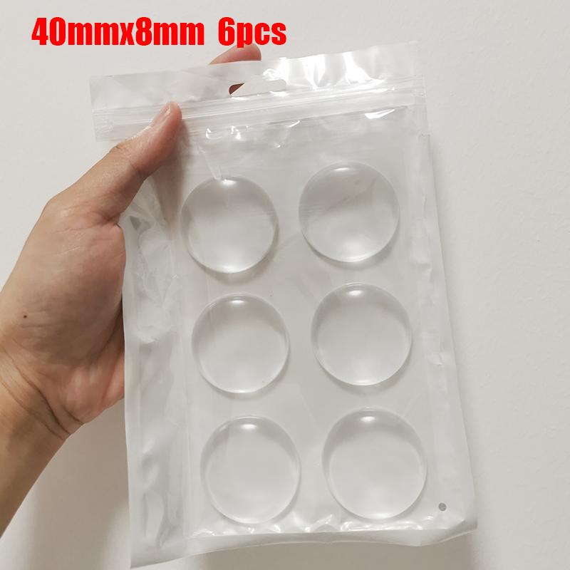 Self-Adhesive Clear Rubber Anti Slip Bumpers Feet Pads Damper Buffer Cabinet Door Silicone Furniture Stop Muffler Wall Protector