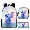 Lilo Unisex Kids Backpack Set Waterproof Oxford School Activities Outdoor