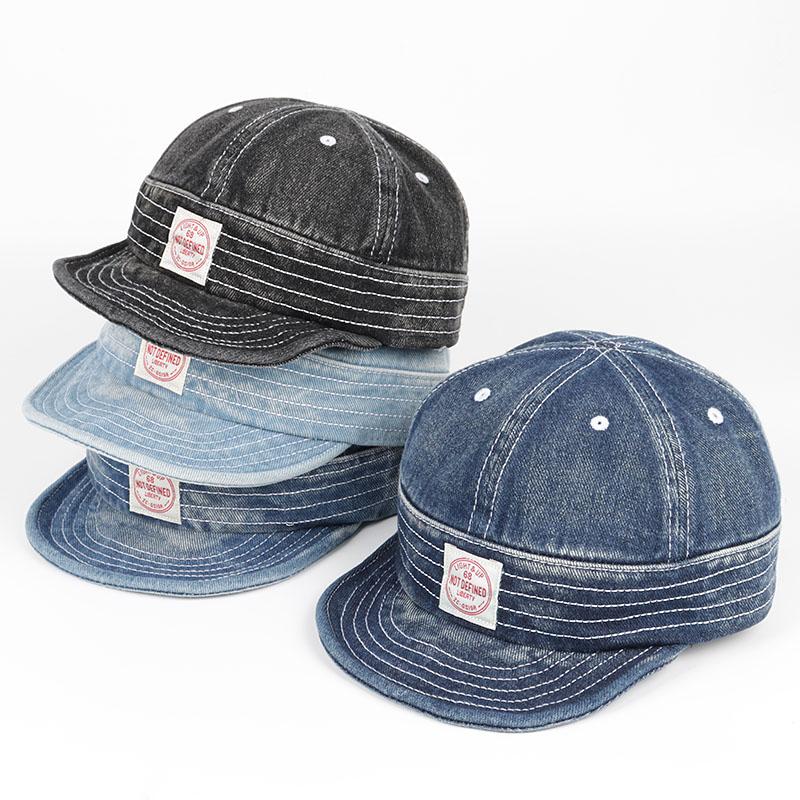 Freedom Outdoors Women's Dark Blue American Fashion Denim Caps For Men 2026 Spring Summer Korean Vintage Soft Brim Baseball Cap Hip Hop Black Snapback Hat 56-60Cm