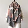Luxury Winter Imitation Wool Scarf Women Cashmere Warm Pashmina Brand Foulard Female Shawls Wraps Thick Soft Bufanda Scarves