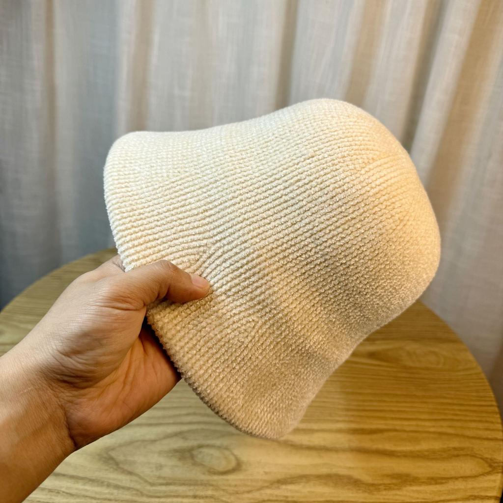 Corduroy Fisherman Hat for Women New Versatile Japanese Face Showing Small Bucket Hat Without Makeup Covering The Basin Hat