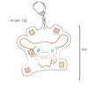 Sanrio Kuromi Pink Cat & Puppy Acrylic Keychain Anime Pendant