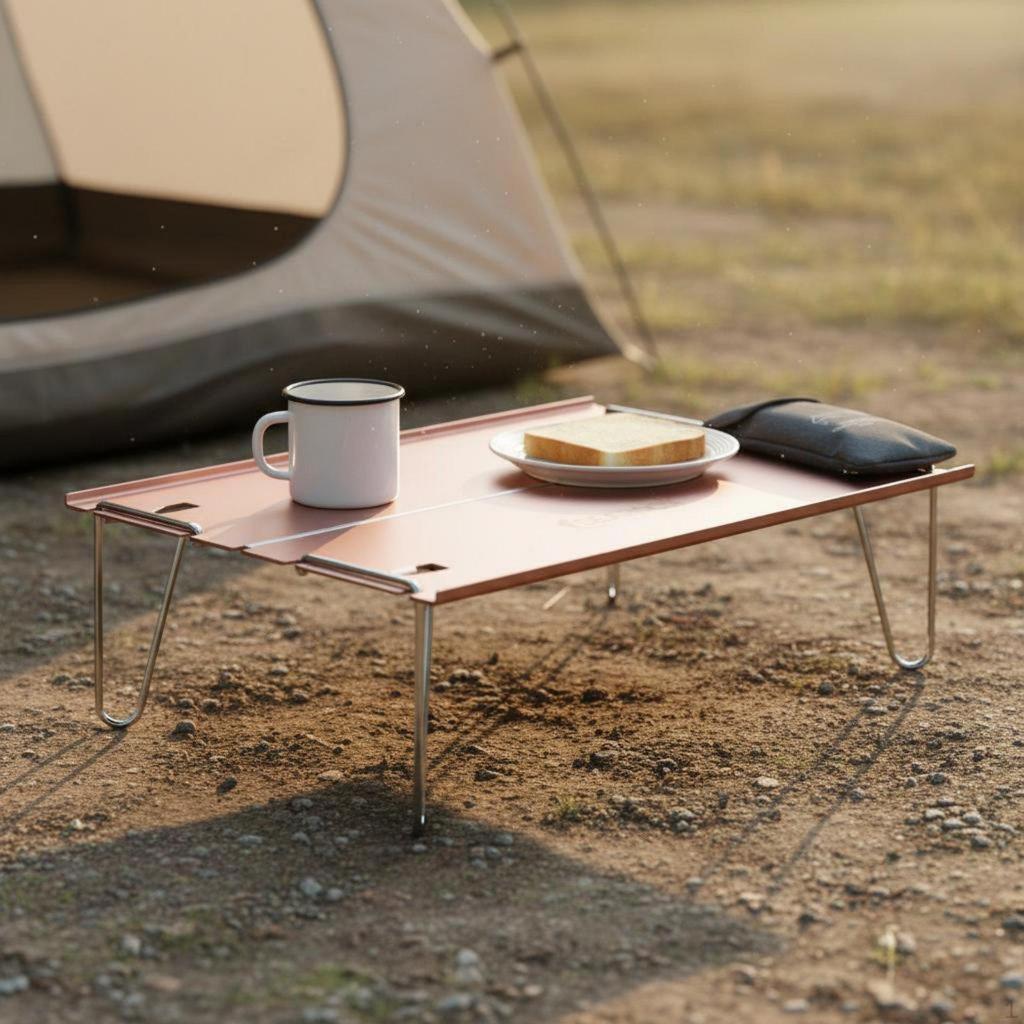 Folding Camp Table Foldable Design Portable Outdoor Furniture for Picnickers,