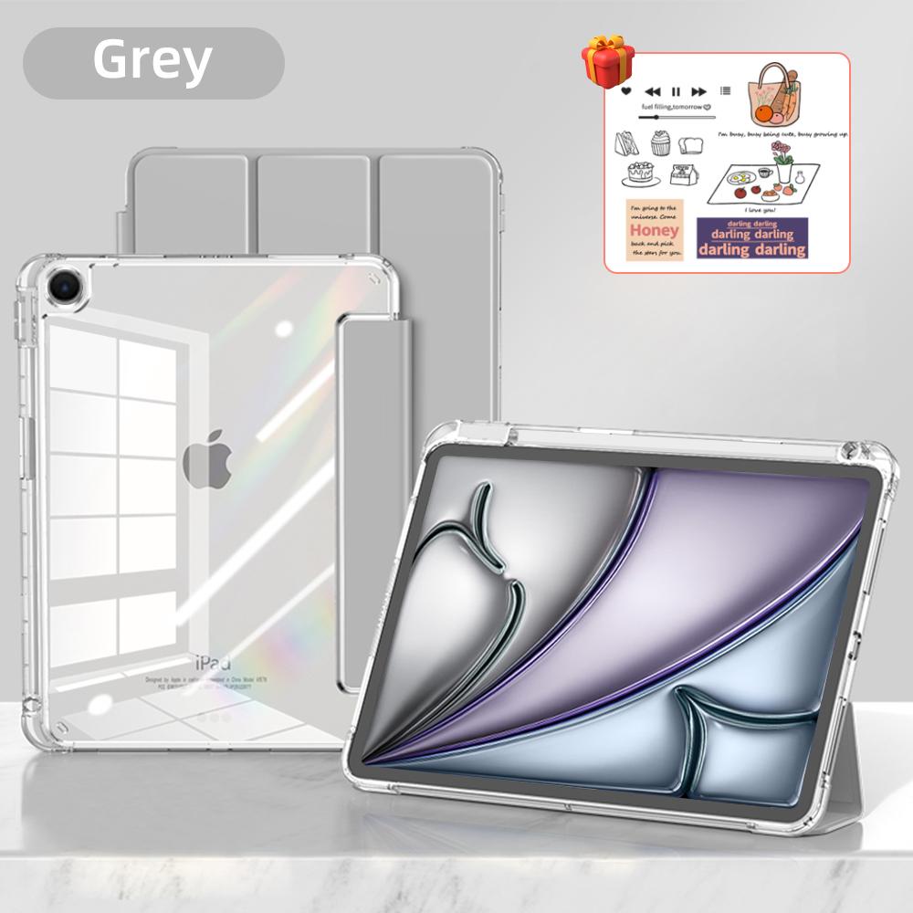 Transparency Case for iPad Air 11-inch 13-inch M2 Pro 13in 11in M4 iPad 10th Gen 10.9 Air 4/5 iPad 7/8/9th 10.2 5/6th 9.7in