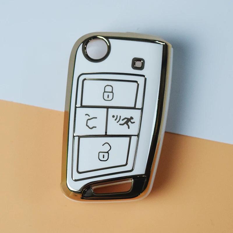 

Auto Accessories Tpu Car Key Case Cover For Seat Ateca Leon Fr 2 Ibiza For Skoda Octavia For Vw Volkswagen Golf 7 Mk7 Tiguan Mk2