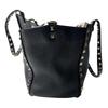 Used VALENTINOShoulder Bag black leather Women