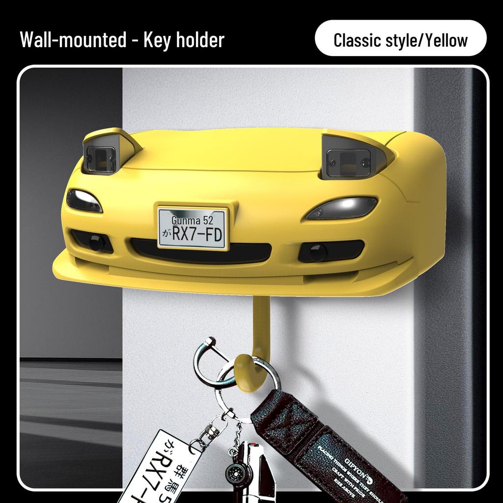 Wandmontierter RX-7 Autoscheinwerfer Schlüsselhalter & Dekoration