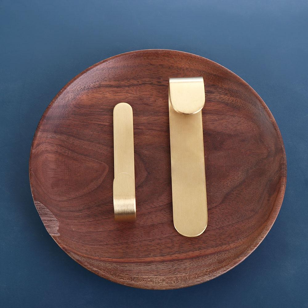 Gold Key Holder J Shaped Coat Hook Wall Mounted Wall Hook  Behind-door