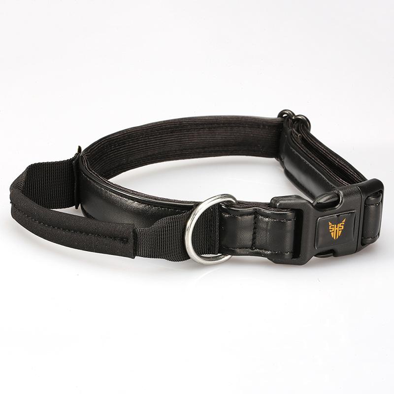 New Dog Collar Ultra-fiber Explosion-proof Close-up Control Pet Neck Ring Ultra-light Breathable Dog Collar