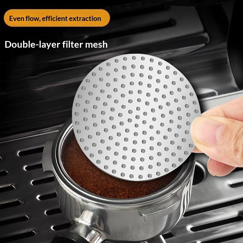 1Pcs 51/58.5Mm Reusable Holder 0.2/0.8Mm Magnetic Espresso Puck Screen Coffee Filter For 51/58Mm Portafilter Barista Accessories