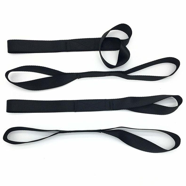 6pcs 15.9inch/40.5cm Soft Loop Tie Down Straps For Securing Cargo ATV UTV Motorcycles Scooters Dirt Bikes Lawn Garden Equipment