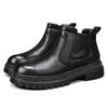 Golden Sapling High Quality Retro Men Motorcycle Boots New Microfiber Leather Men Boot Shoes Outdoor Thick Soled Slip-on Booties