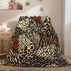 Animal Skin Tiger Zebra Print Blanket Throw Blankets Super Soft Family Car and Sofa Blanket On Bed Throws Summer Office Quilts