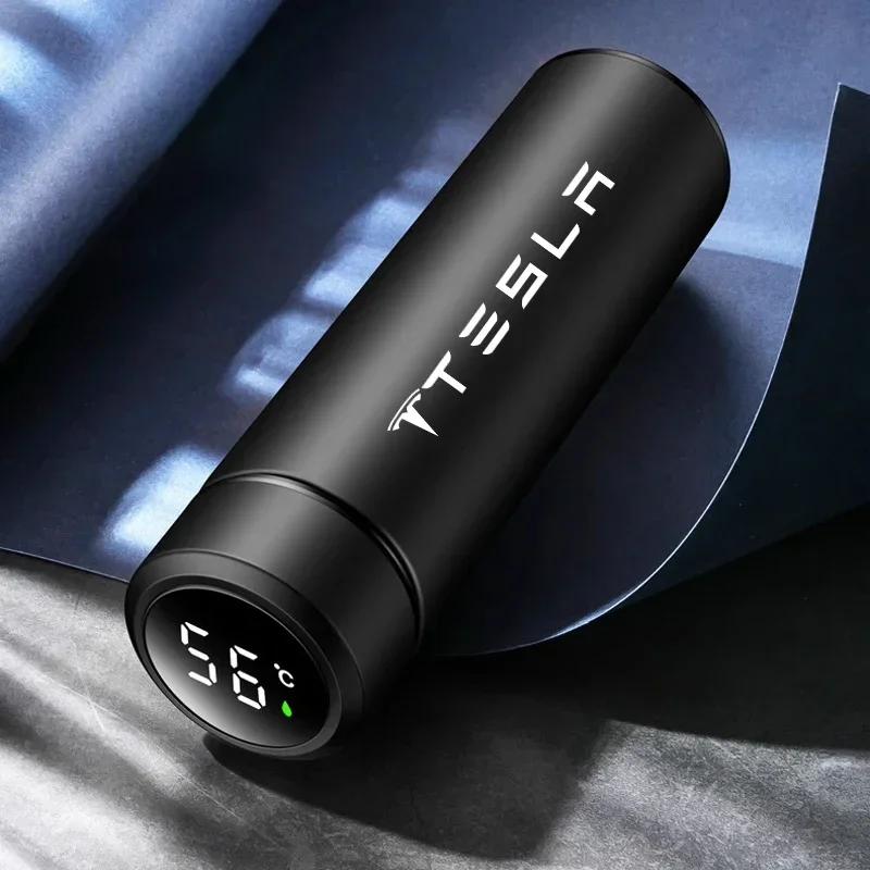 

Автомобільна наклейка Tesla Розумна ізольована чашка для автомобіля з високоякісним сенсорним дисплеєм Для Tesla Model 3 Model S X Y Roadster Bonin