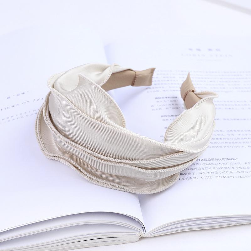 Modă Nouă Moale Femei Vară Păr Păr Cerc Păr Benzi Pentru Fete Culoare Solidă Bentițe Designer Bandă de Păr Accesorii de Păr