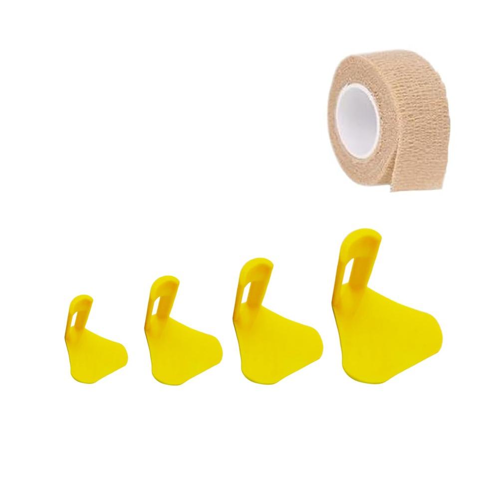 4 szt. Profesjonalny regulowany szyna na nogę kurczaka Trwała Lekka szyna na nogę kaczki Wielokrotnego użytku Separator palców drobiu Pielęgnacja drobiu