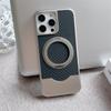 Magnetic Push-Pull 360 Rotate Bracket Metal Phone Case For iPhone 14 15 16 Pro Max Magsafe Carbon Fiber Texture Shockproof Cover