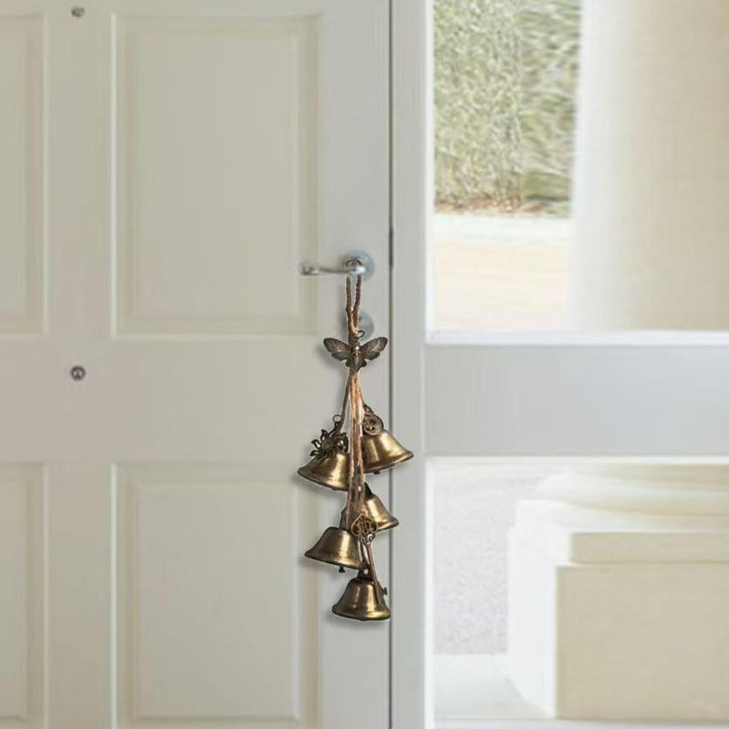 Rustic Door Bell Hanger Clear Negative Energy Witch Bells Clear Negative Energy Witch Bells Wind Bell Decoration