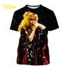 Móda Dámské Oblečení Nový Rock Zpěvačka Stevie Nicks 3D Potisk Tričko Osobnost Hip Hop Street Unisex Oversized Tričko
