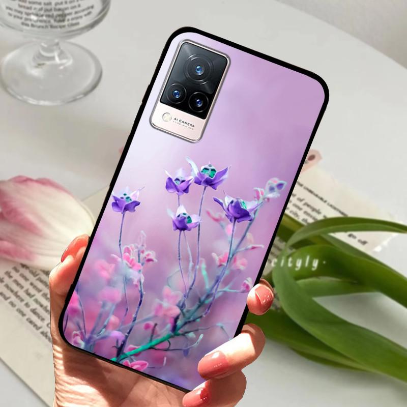 For vivo V21 5G 4G V21E Case Soft Silicone Phone TPU Coque Cover for Vivo V21E v21 V 21e 21 V2050 V2061 Protective Fundas Shell