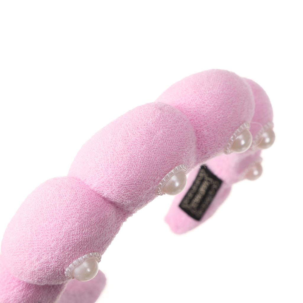 Wash Face Headbands Coral Fleece Pearl Hair Bands Cuff Waterproof Bands Absorbent Wristbands Head Band Hair Parts Set