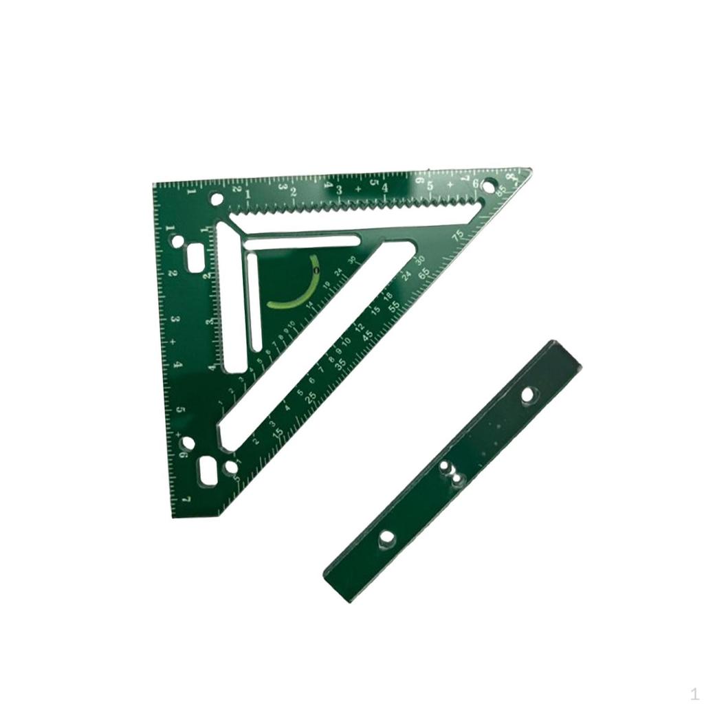 Angle Tool, Carpenter Ruler, with Jig Block Marking Gauge, Wear-Resistant, High Precision,