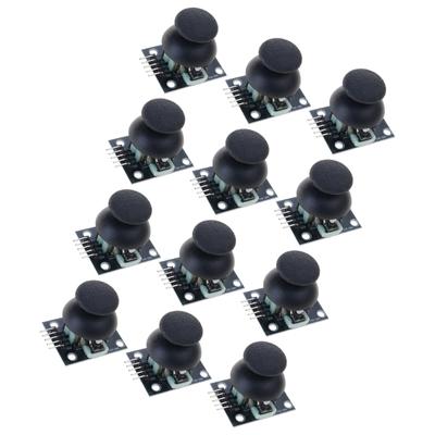 Packung mit 6/12 Zweiachsen-Analog-Joystick-Modulen mit Druckknopf für Robotik-Drohnen-Projekte